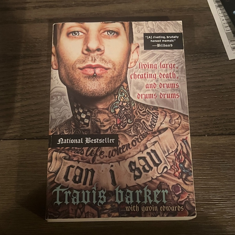 Travis Barker Book - Can I Say